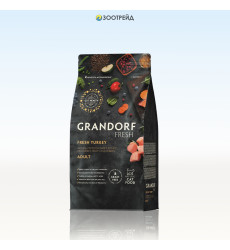 Сухой Корм Grandorf Fresh (Грэндорф Фреш) Cat Adult Turkey&Sweet Potato Для Взрослых Кошек Индейка С Бататом 2кг 52567