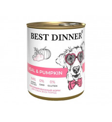 Консервы Best Dinner (Бест Диннер) Для Щенков и Собак  Телятина и Тыква 850г 74100