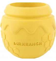 Игрушка Mr.Kranch (Мистер Кранч) Для Собак Горшочек Меда 9*8см Желтая с Ароматом Сливок 