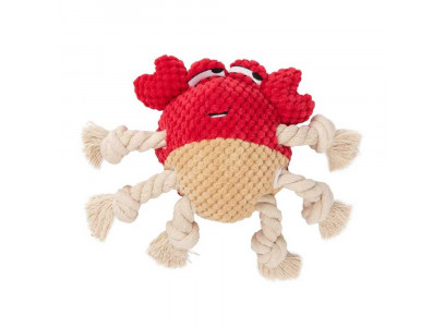 Игрушка Mr.Kranch (Мистер Кранчи) Для Собак Краб 22*20см Красная 