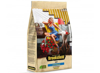 Сухой Корм Brooksfield (Бруксфилд) Low Grain Adult Cat Light/Sterillized Для Стерилизованных Кошек с Избыточным Весом Говядина и Рис 400г 5660160 