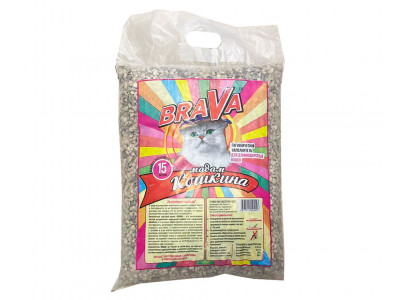 Наполнитель Brava (Брава) Мадам Кошкина Для Длинношерстных Кошек 15л (1*1) 