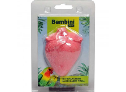 Камень Минеральный Bambini Pets (Бамбини Петс) Клубничка Для Птиц 