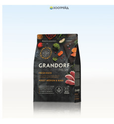 Сухой Корм Grandorf Fresh (Грэндорф Фреш) Dog Adult Med&Maxi Duck&Potato Для Собак Средних И Крупных Пород Утка и Батат 3кг 52956