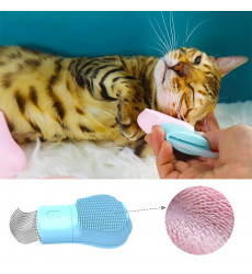 Пуходерка-Гребень Для Кошек Pet Fashion (Пет Фешн) 2в1 с Имитацией Языка Кошки Микс