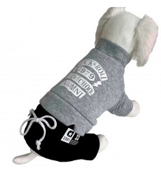 Комбинезон Pet Fashion (Пет Фешн) Rock Roll Для Собак Трикотаж Мех Серый Xl