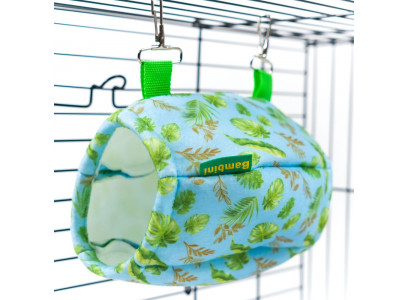 Гамак Для Грызунов И Хорьков Bambini (Бамбини) Pets Мяч Регби Подвесной Из Фетра 18*13*13см 