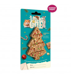 Лакомство-Игрушка Little One (Литтл Уан) для Хомяков, Крыс, Мышей 45г Новогодняя Ёлочка