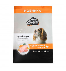 Сухой Корм AmeAppetite (АмАппетит) Superpremium Для Собак Мелких Пород с Домашней Птицей 1,5кг