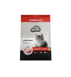 Сухой Корм AmeAppetite (АмАппетит) Superpremium Для Котят Мясное Ассорти 1,5кг