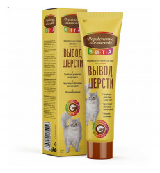 Паста Для Вывода Шерсти Деревенские Лакомства Вита Для Кошек Вкус Креветки 120г 76050946 