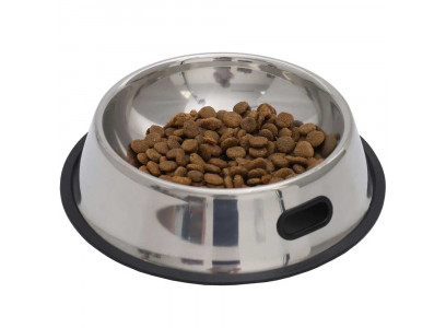 Миска Nunbell (Нанбелл) Для Собак 400мл Металлическая с Ручкой 10922-0009 18*5см