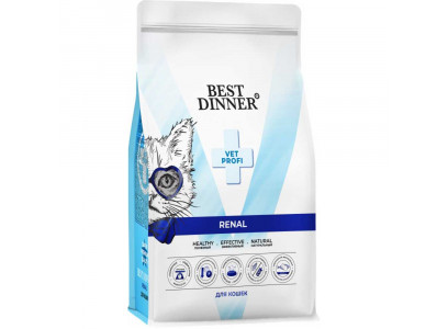 Сухой Корм Best Dinner (Бест Диннер) Vet Profi Renal Для Кошек  При Болезни Почек 400г 75103 