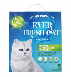 Ever Fresh (Эвер Фрэш) Cat Комкующийся Наполнитель Unscented Super Strong Clumping 6л 