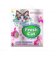 Комкующийся Наполнитель Fresh Cat (Фреш Кэт) Цветущий Сад 5.16кг/6л