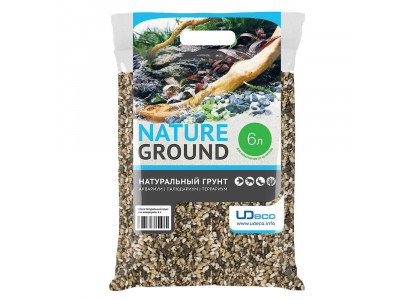 Udeco (Юдеко) Relict Light Натуральный Грунт Для Аквариума Галька Реликтовая Светлая 3-5 Мм, 6 Л