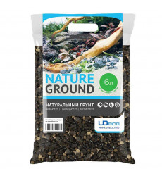 Udeco (Юдеко) Relict Dark Натуральный Грунт Для Аквариума Галька Реликтовая Темная 5-10 Мм, 6 Л