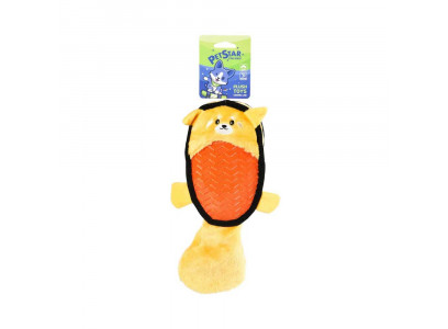 Игрушка Pet Star (Пет Стар) Для Собак 30*11.5см Бобер с Пищалкой, Плюшевая 