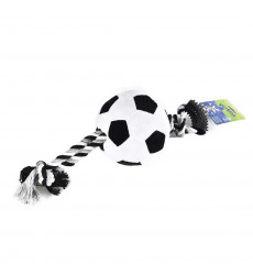 Игрушка Pet Star (Пет Стар) Для Собак 14*51см Мяч Футбольный с Канатом и Пищалкой 