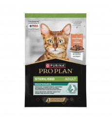 Влажный Корм Pro Plan (Проплан) Для Стерилизованных Кошек Лосось в Соусе 85г (1*26)