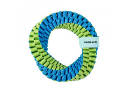 Игрушка Mr.Kranch (Мистер Кранч) Для Собак Кольцо-Спираль Плетеное 12см, Зеленая