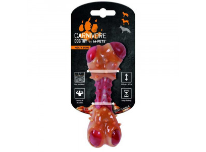 Игрушка M-Pets (М-Петс) Для Собак Карнивор Кость, Вкус Бекона, Красная 10661699 14,5*5,1*5см