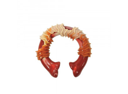 Игрушка M-Pets (М-Петс) Для Собак Карнивор Круглая Кость, Вкус Бекона, Красная 10650599 14*13,7*4,1см