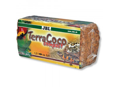 Jbl (Джэбл) Terracoco Compact - Натуральный Субстрат Из Кокосовых Чипсов для Террариума, Брикет 450 Г 