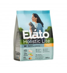 Сухой Корм Elato (Илато) Holistic Lite Сухой Для Стерилизованных Кошек Курица и Индейка 300г