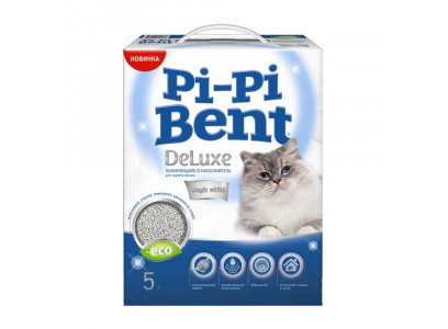 Наполнитель Pi-Pi Bent (Пи-Пи Бент) Deluxe Magic White 5л Коробка