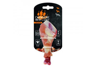 Игрушка M-Pets (М-Петс) Для Собак Карнивор Голень, Вкус Бекона, Красная 10661899 14,5*5,8*4,4см