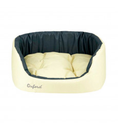 Лежанка Zooexpress (Зооэкспресс) Oxford, 2-Сторонняя №3 49*33*17см 758032 Бежевый/Серый