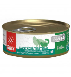 Влажный Корм  Blitz (Блиц) Cat Gastrointestinal Для Кошек При Заболеваниях ЖКТ Индейка 100г 