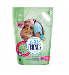 Наполнитель Little Friends (Литтл Френдс) Tofu Bamboo П/М Пакет, Растительный Комкующийся 2,5л