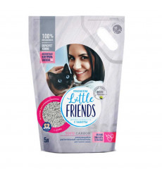 Наполнитель Little Friends (Литтл Френдс) Tofu Carbon П/М Пакет, Растительный Комкующийся 2,5л 