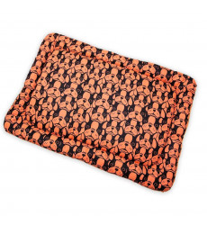Матрас Навара Бульдоги №1 М-499, Оранжевый, П/Э, Велюр