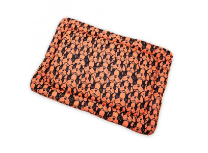 Матрас Навара Бульдоги №1 М-499, Оранжевый, П/Э, Велюр