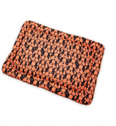 Матрас Навара Бульдоги №3 М-501, Оранжевый, П/Э, Велюр