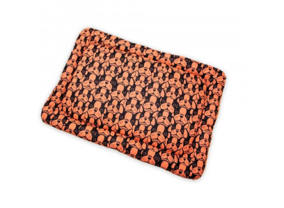 Матрас Навара Бульдоги №3 М-501, Оранжевый, П/Э, Велюр