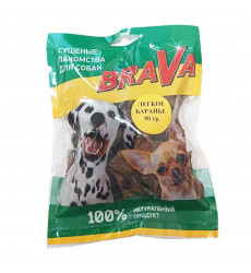 Лакомство Для Собак Brava (Брава) Легкое Баранье Для Дрессуры 50г Новинка