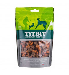 Лакомство TiTBTiT (Титбит) Для Собак Косточки Мясные с Говядиной и Сыром 012864