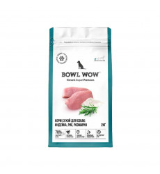 Сухой Корм Bowl Wow (Боул Вау) Для Собак Мелких Пород Индейка, Рис и Розмарин 2кг
