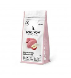 Сухой Корм Bowl Wow (Боул Вау) Для Собак Средних Пород Индейка, Рис и Яблоко 2кг