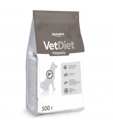 Сухой Корм Alphapet (Альфапет) Для Собак Hepatic Диетический При Заболевании Печени 500г 55278