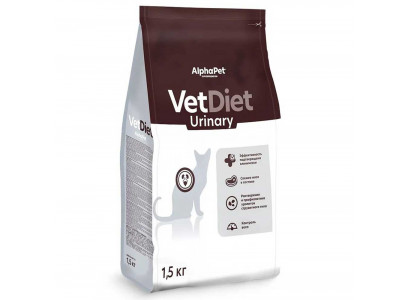 Сухой Корм Alphapet (Альфапет) Для Кошек Диетический Urinary 1,5кг 55049 