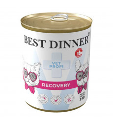 Консервы  Best Dinner (Бест Диннер) Для Кошек и Собак Диентический Vet Profi Recovery 340г