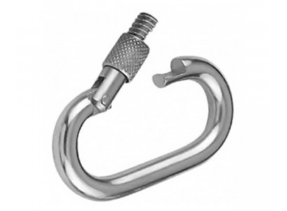 Карабин с Предохранителем На Резьбе Альпинистский 7мм*7см Usond 