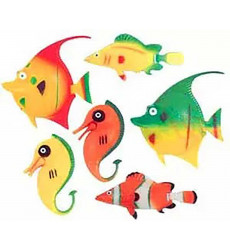 Аквадекор Для Аквариума Triton (Тритон) Рыбка Пластиковая 26шт