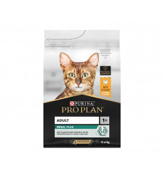 Сухой Корм Pro Plan (Проплан) Adult Renal Plus Chicken Для Кошек Для Поддержания Здоровья Почек Курица 3кг