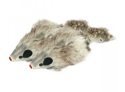 Игрушка Для Кошек Triol (Триол) Мышь 4 Пищащая 10см 2шт Sq4n